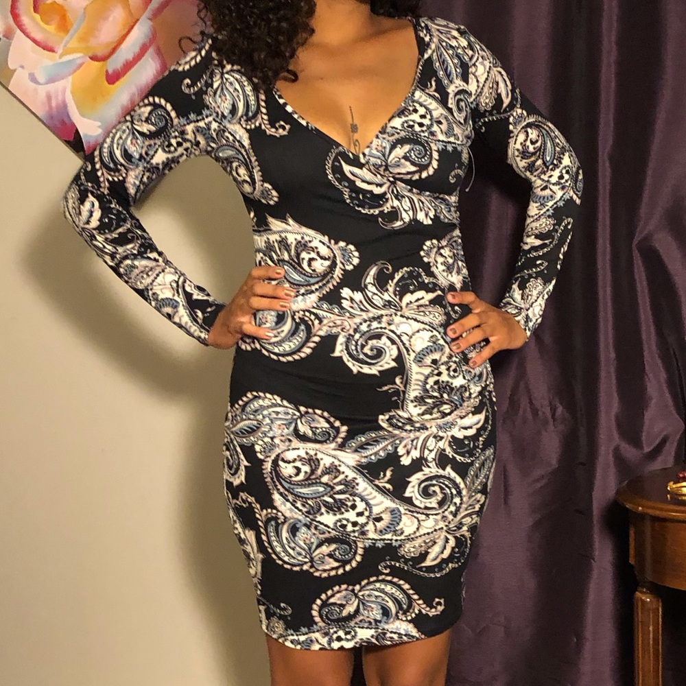 Paisley Patterned Dress